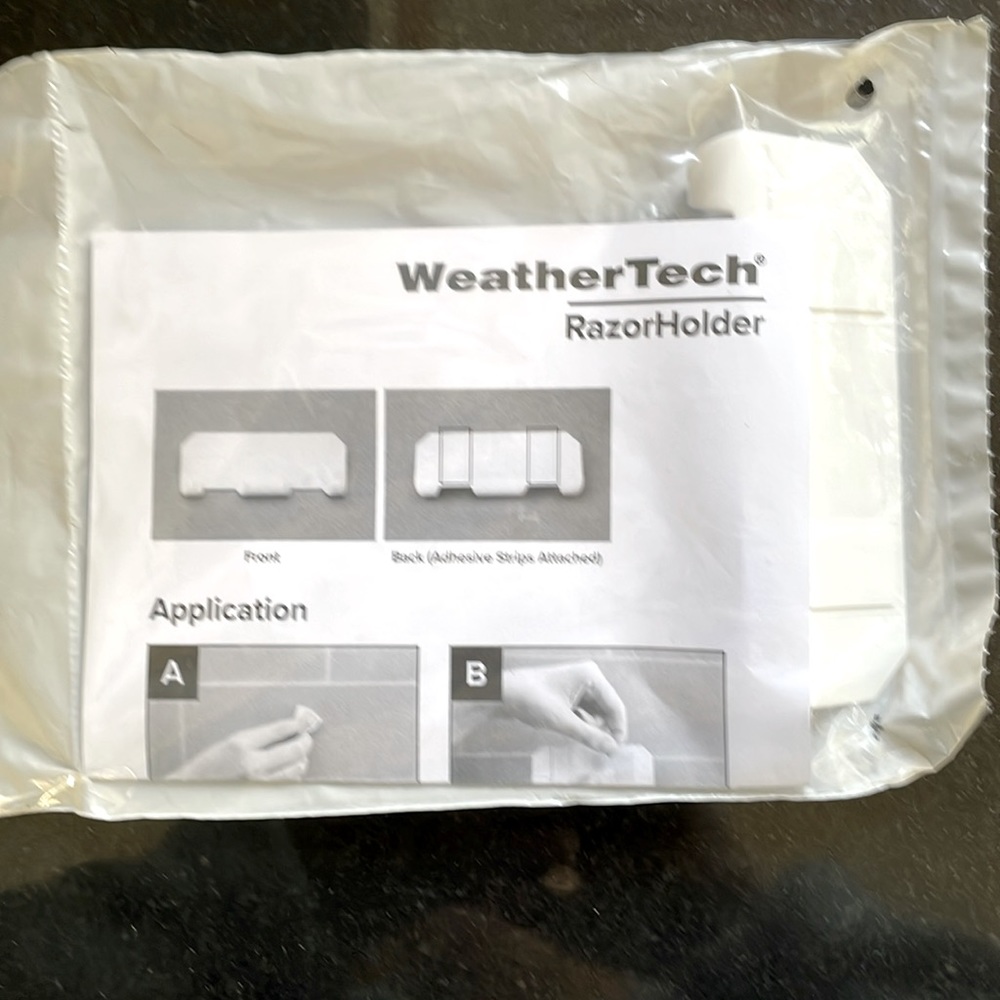 WeatherTech razor holder, holds two.